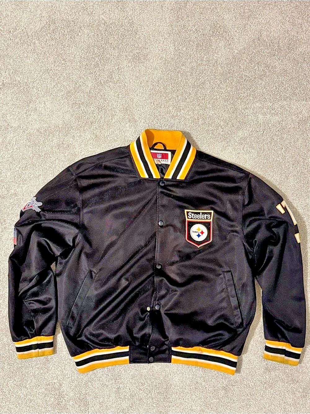 Vintage NFL Originals Steelers Super Bowl Varsity Jacket